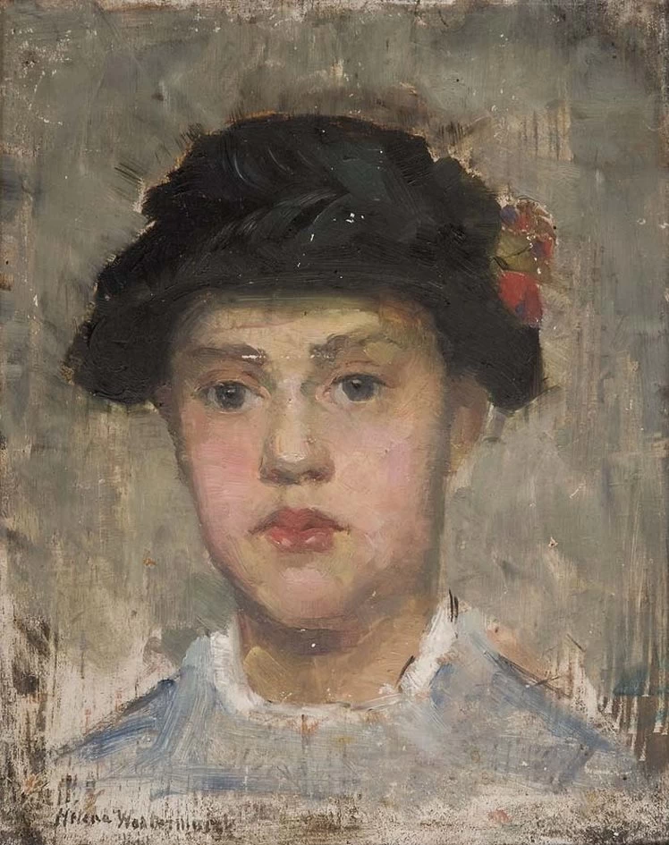 La sorella dell'artista (Anna Constance Pipping, nata Westermark)